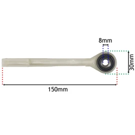 SPARES2GO Washing Machine Shock Absorber Suspension Legs Repair Kit Compatible with Bosch