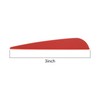 3 Inch Arrow Feather Plastic Fletching Vanes for DIY Archery