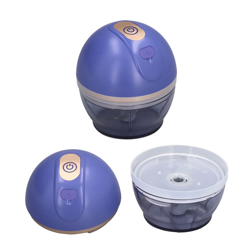 Electric Chopper Household Small Portable Cordless Design Waterproof Button USB