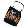 Softball Mom Leopard Print Vintage Mother's Day Tote Bag