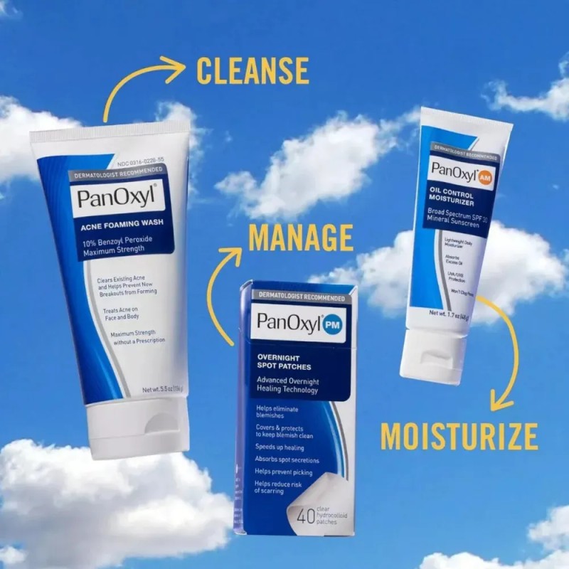 Jabón Espumoso Panoxyl Acne, Peróxido De Benzoilo, Maxi