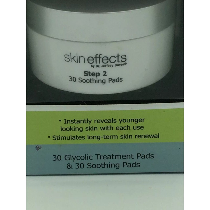 Skin Effects Dr Jeffrey Dover Glycolic & Soothing Pads Peel