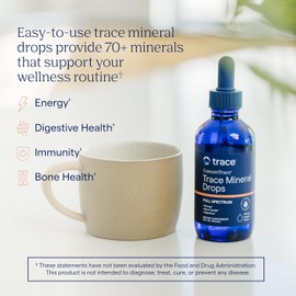 Trace Minerals Concentrace Trace Mineral Drops-Glass, 4-Ounce