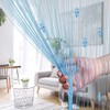 AIZESI 1PCS Beaded String Curtains for Doorways 90x200cm Crystal Door
