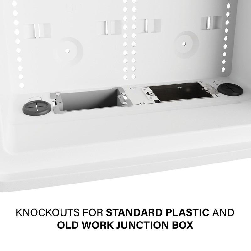 15-Inch Plastic Enclosure with Deep Trim-Ring and Hinged Door