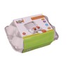 Lelin 6pcs Artificial Wooden Eggs Box Preschool Educational Kitchen Toys