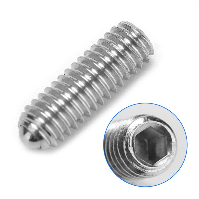 Steel Spring Ball Plunger Hex Bolt Socket Fixing Screws Positioning