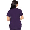 Med Couture V-Neck Scrub Top for Women with 4 Pockets,