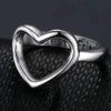 Jude Jewelers Stainless Steel Open Heart Karma Best Friend Statement