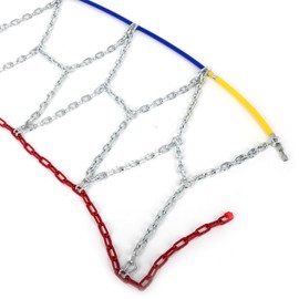 CCIYU Universal Car Chains Set of 2 Heavy Duty Snow Chain with Tire 255 265 275 285(16"17"17.5"18"20"22") Chain Link Locks Anti-Slip Emergency Snow Tire Chains