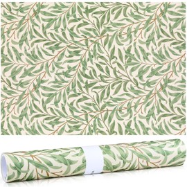 Gersoniel 10 Sheets Drawer Liners for Dresser Scented Drawer Liners Non Adhesive Scented Paper for Fragrant Home Shelf Closet(Linen,Greenery)
