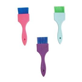 WOONEKY 3pcs Hair Tint Brush Soft Bristle Hair Dye Applicator for Salon Home Use Brushes for Coloring Treatment Styling