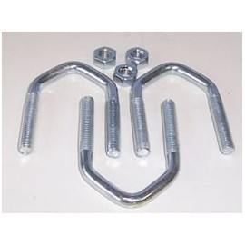 1.75" V Bolt and Nuts | Bolts U/J Fasteners Hardware 10 Pcs - D4302