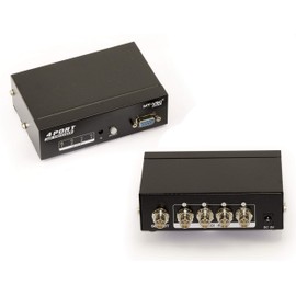 Kalea Informatique© SDI-Switch mit 4 Ports – 4 BNC-SDI-Eingänge auf einen Ausgang – Kompatibel mit SD-SDI / HD-SDI und 3G-SDI 297MB/s – mit Fernbedienung und Steuerung über COM-RS232-Port