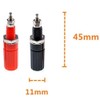 GANASOME 10Pcs Amplifier Terminal Connector Binding Post Banana Plug Jack