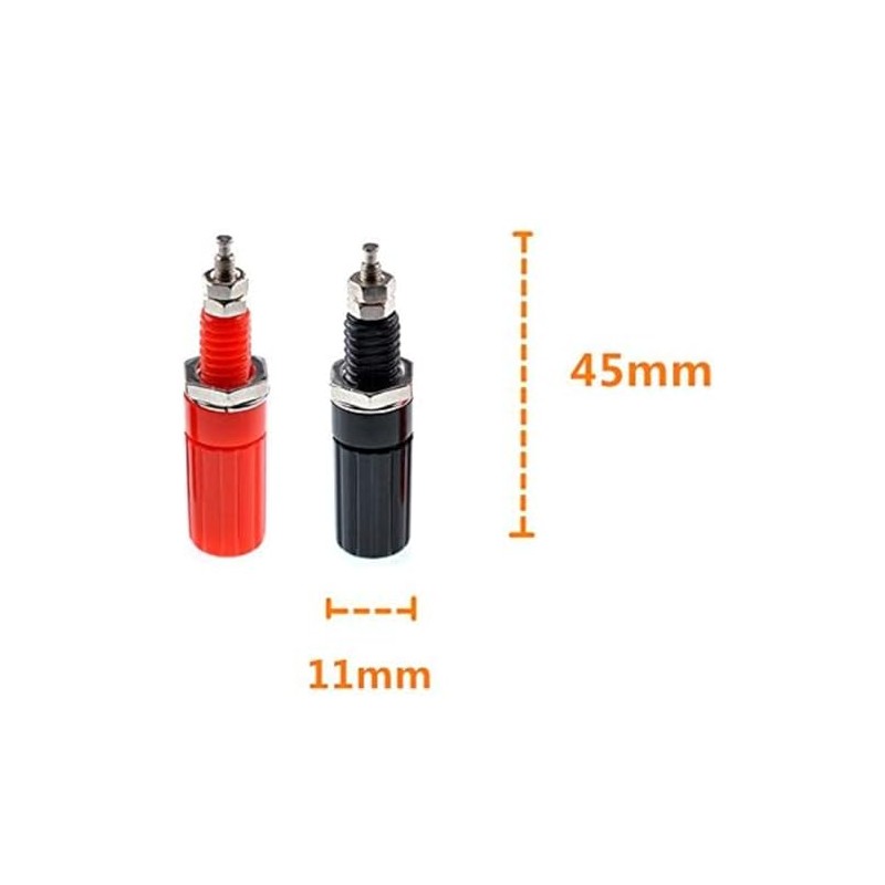 GANASOME 10Pcs Amplifier Terminal Connector Binding Post Banana Plug Jack