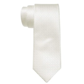 FORMAL Formal Necktie, Made in Japan, 100% Silk, Ceremonial Occasions, White, white-3 petite
