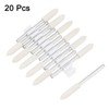 QUARKZMAN 3 mm Wool Felt Mounted Tips Conical Polishing Bits