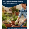 DBR Tech® 1/4 Drip Irrigation Tubing, 200 Feet, Flexible PVC