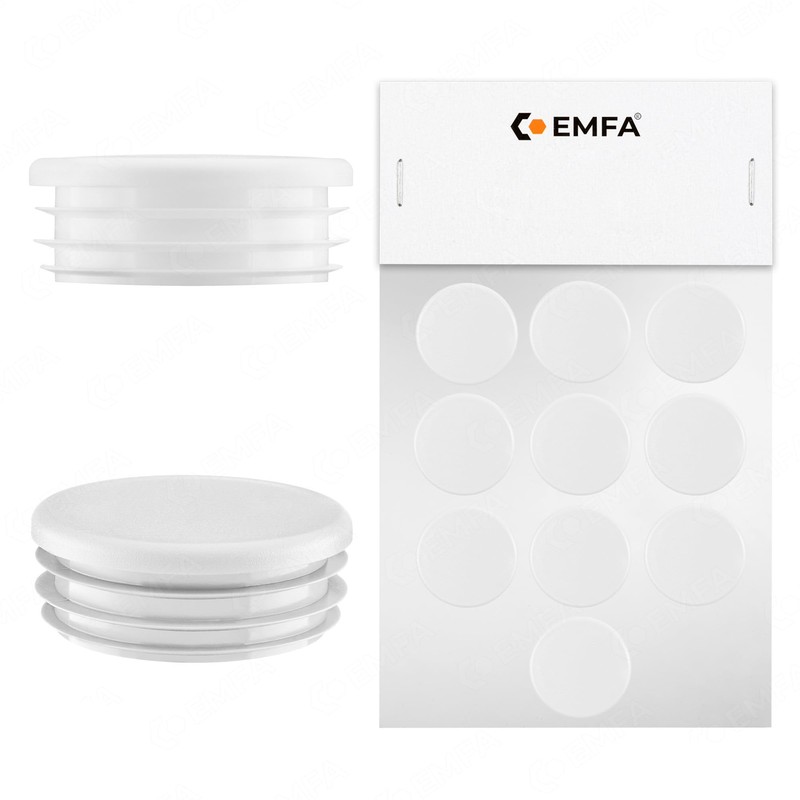 Lamellar plugs End caps for round pipe 60 mm 10