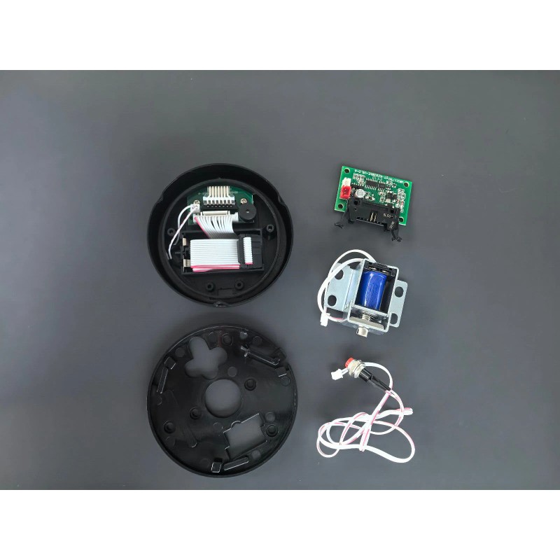 MOUNT Gun Safe Lock Replacement Black Keypad with Solenoid Lock