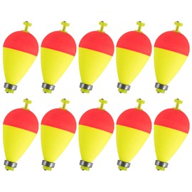 Trout Bobbers - 10X Oval Fishing Slip Bobbers - Water Cork Ball Weighted Outdoor Sports Accessories for Trout River Lake Ice Deep Freshwater