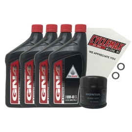 Cyclemax Oil Change Kit compatible with 1997-2003 Honda GL1500C Valkyrie/Tourer