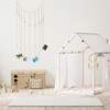 3pcs Hanging Photo Display with Wood Clips Beads DIY 110cm