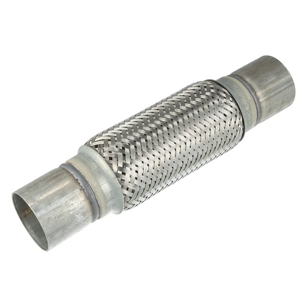 X AUTOHAUX 2.36"x8"x11.81" Car Exhaust Flex Pipe with Welding Extension