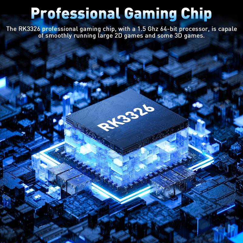 Hugawello V40 MAX handheld device, 40000 in 1 high-definition gaming