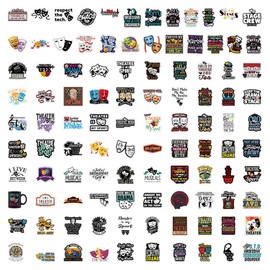 104Pcs Theater Stickers,Aesthetic Waterproof Vinyl Theatre Stickers for Water Bottle,Laptop,Phone,Skateboard Theatre Gifts for Teens Girls Kids