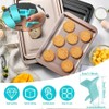 16Pcs Baking Sheet Stacker,Plastic Tray Stacker Clips Reusable Cookie Sheet