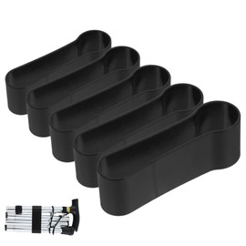 Wshxjzyay 5 Pack Secure Attachment for Walking Canes, Elderly Walking Stick Fixator, Portable and Lightweight for Home and Outdoor Use Accessories for Seniors