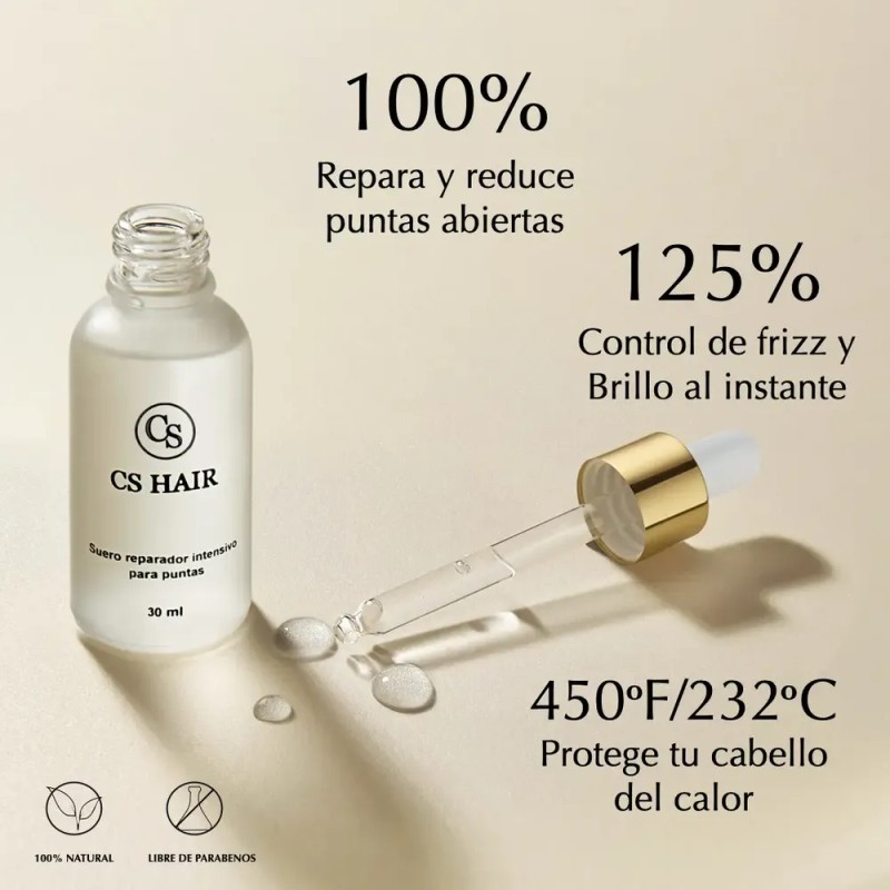 Suero Reparador Intensivo Para Puntas Y Cabello Dañado 30ml
