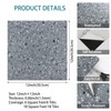 VaryStyle Grey Terrazzo Vinyl Flooring Peel and Stick Floor Tiles