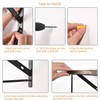 6 Inch Shelf Brackets, 10 Pack Heavy Duty L Brackets
