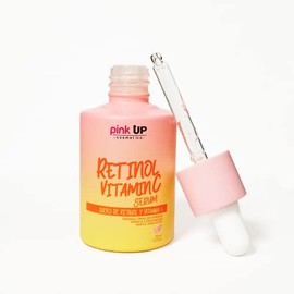 PINK UP  Retinol Vitamin C Serum  Suero Facial Antimanchas y Antiedad  Ilumina y Reafirma la Piel  Minimiza Arrugas y Poros  Retinol  Vitamina C...   