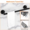 Cilee 10 Piece Matte Black Bathroom Hardware Set,2 Pack 5
