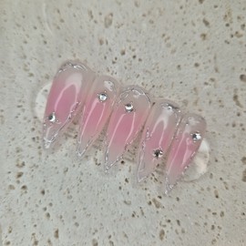 Unique Nail Handmade Nail Tips - Oval / 유니크네일 수제네일팁 - 오벌