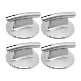 Zreneyfex 4 Pcs 74010839 Cooktop Burner Knob Replacement for Jenn-Air Stove/Range JED8430BDB18 JED8430BDB JED8430BDF JED8430BDS JED8430BDF18 JED8430BDS18 WP74010839 7737P372-60 AP4100128 PS2088183