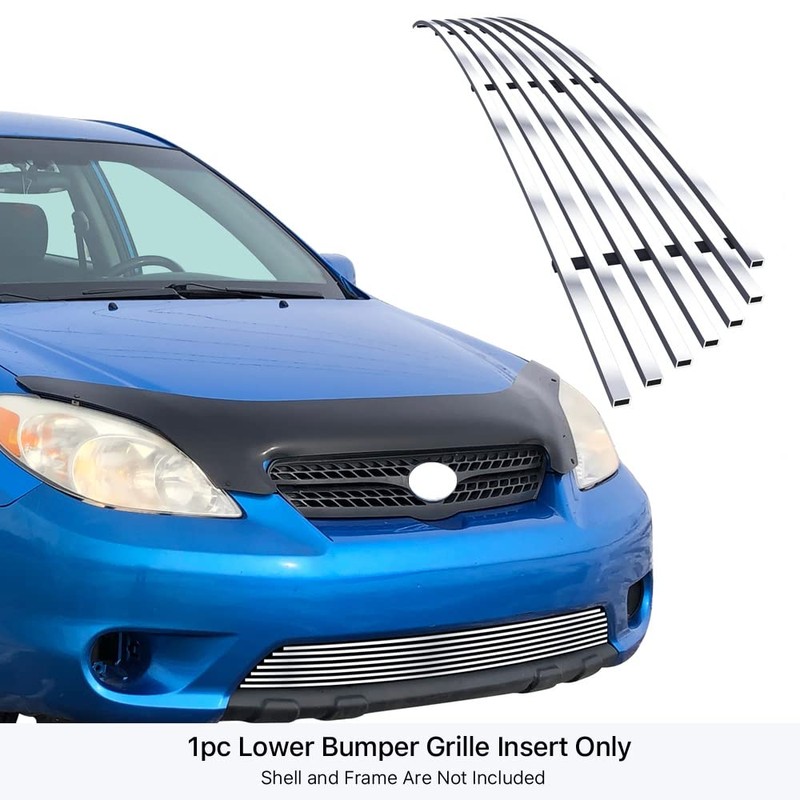 APS Compatible with Toyota Matrix 2003-2008 Lower Bumper Chrome Horizontal