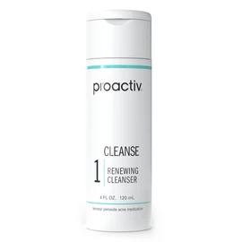 Proactiv Acne Cleanser - Benzoyl Peroxide Face Wash and Acne Treatment - Daily Facial Cleanser and Hyularonic Acid Moisturizer with Exfoliating Beads - 90 Day Supply, 6 Fl Oz