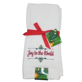 St Nicholas Square Set of 2 Christmas Monogrammed Kitchen Towels