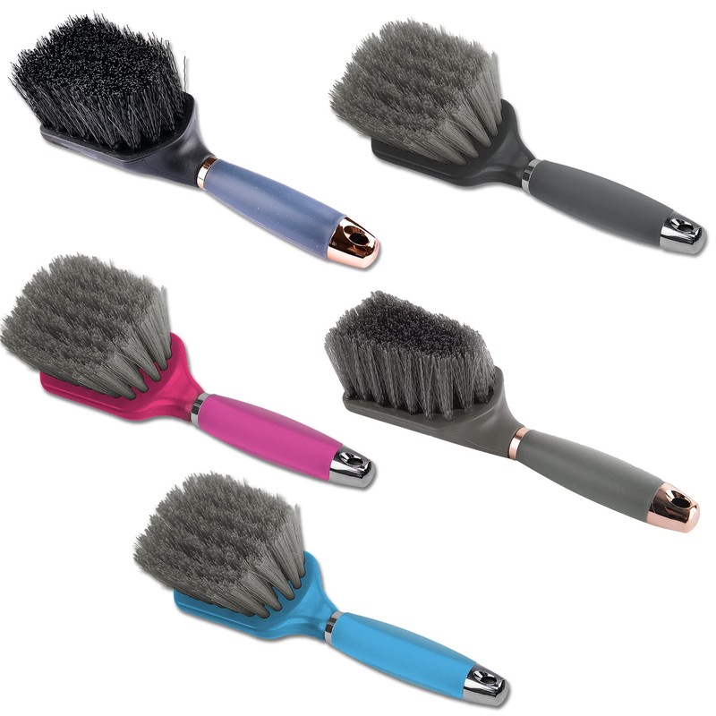 WALDHAUSEN Hoof Brush with Gel Handle, Black