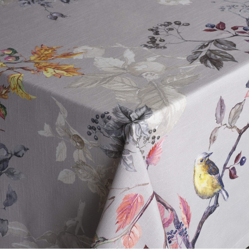 Maison d' Hermine Equinoxe - Grey 100% Cotton Tablecloth for