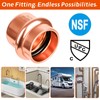 (WDAISY 12 Pack) 1/2 Inch Press End Cap, Copper Pipe