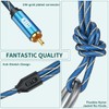 EMK 2RCA Cable 3.5 mm to 2 RCA Audio Cable