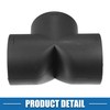 A ABSOPRO T Piece Duct Air Ducting Connector Straight Air