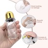 Kesell 2Pcs 50 ml Clear Roll On Bottles Roller Ball