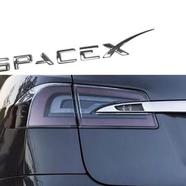 YHCDSEA Dual Motor Badge Emblem Sticker Plaid Decor Compatible for Model 3 Y X S Accessories (SX-Silver)